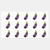 Glitter Eggplant Labels (Vel)