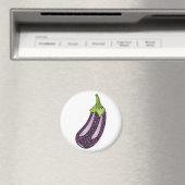 Glitter Eggplant Magneet (Insitu (Vaatwasser))