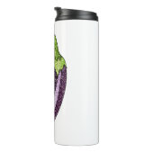 Glitter Eggplant Thermosbeker (Geroteerd rechts)