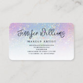 Glitter Elegant Sparkles Beauty Glam Visitekaartje (Achterkant)