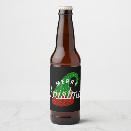 Glitter Elf Pet Bier Etiket (Voorkant)