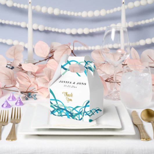 glitter  eligine bedankdoosjes (Huwelijk)