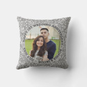 Glitter en aangepaste foto kussen (Achterkant)