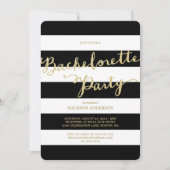 Glitter en Glam | Uitnodiging Bachelorette (Voorkant)