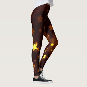 Glitter en Glow Sable en Gold Stars Leggings