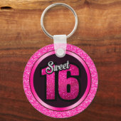 Glitter en grijs sleutelhanger (Voorkant)