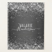 Glitter- en penseelmonogram planner (Voorkant)