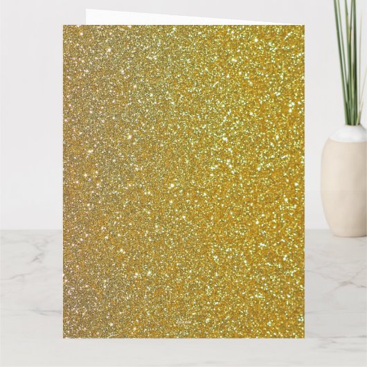 Glitter en sparkle Black Monogram Pas getrouwd Kaart (Achterkant)