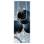 Glitter en sparkle Ornamenten Wijn Cadeautas (Voorkant)