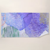 Glitter en Waterverf ontwerp Strandlaken