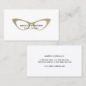 Glitter Eye Glasses Visitekaartje (Voorkant / Achterkant)