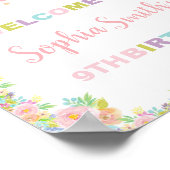 Glitter Fairy Welkomstborden Poster (Hoek)