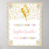 Glitter Fairy Welkomstborden Poster (Voorkant)