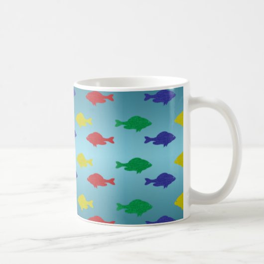 Glitter Fish Pattern Mok (Rechts)