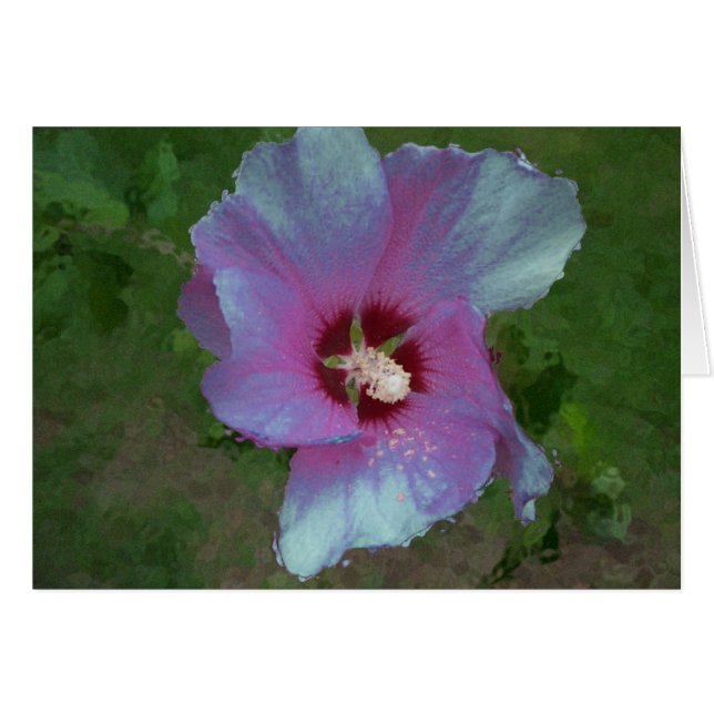 "Glitter Flower" digitale kunst (Voorkant Horizontaal)