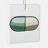 Glitter Fluoxetine Keramisch Ornament (Rechts)
