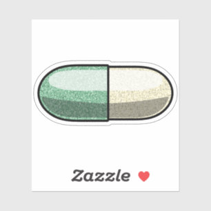 Glitter Fluoxetine Sticker