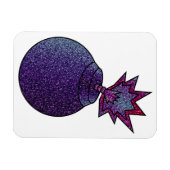 Glitter Galaxy Bomb Magneet (Horizontaal)