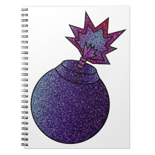 Glitter Galaxy Bomb Notitieboek