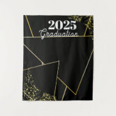 Glitter geometrisch Afstuderen achtergrond Wandkleed (Voorkant)