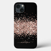 Glitter Girly Sweet 16 Roos Gold Case-Mate iPhone Case (Achterkant)