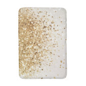 Glitter Glam 2 voor mousserend goud Badmat (Voorkant Verticaal)