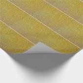 Glitter Glam Faux Folie Sparkle Cadeaupapier (Hoek)