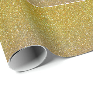Glitter Glam Faux Folie Sparkle Cadeaupapier
