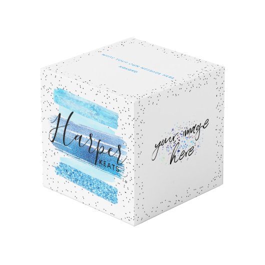 Glitter Glam Kubus (Voorkant hoekig)