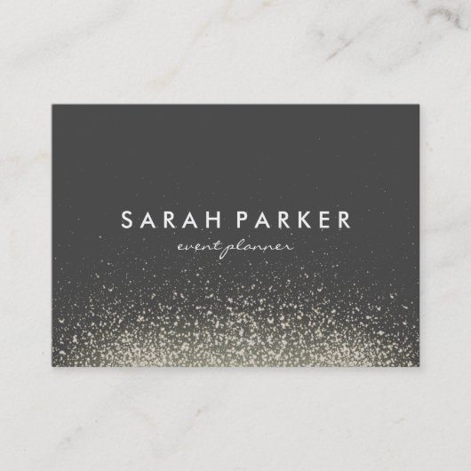 Glitter Glam Schittering Visitekaartje (Voorkant)