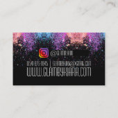 Glitter Glam Visitekaartjes (Achterkant)