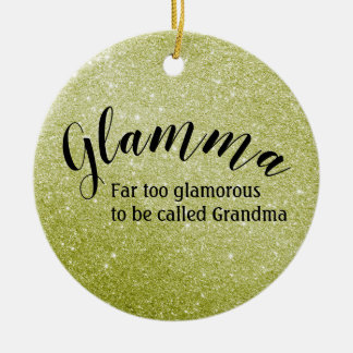 Glitter Glamma-kerstversiering Keramisch Ornament
