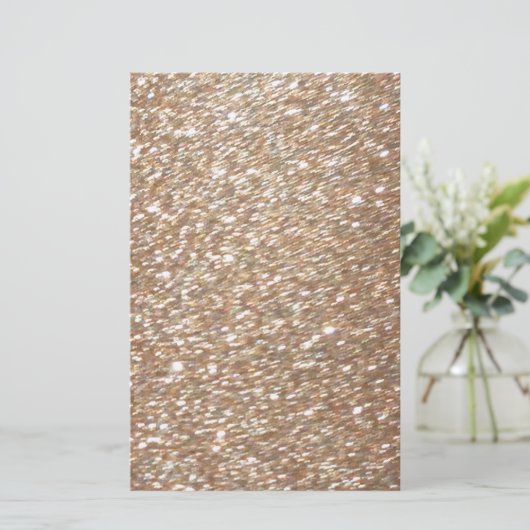Glitter Glamour Party Festive Light Sparkles Briefpapier (Staand voorkant)