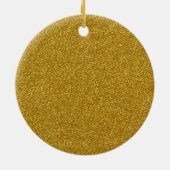 Glitter, glanzend glitter, bespaar de datum keramisch ornament (Achterkant)