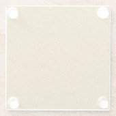 Glitter Glazen Onderzetter (Achterkant)