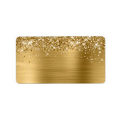 Glitter Glitter Folie Glam Etiket (Voorkant)