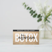 Glitter Gold Botox Filler Instruction Nadere Care Visitekaartje (Staand voorkant)