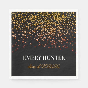 Glitter Gold en Sinaasappel Servet