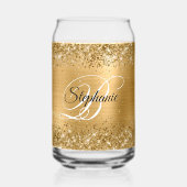 Glitter Gold Glam Fancy Monogramme (Recto)