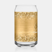 Glitter Gold Glam Fancy Monogramme (Droite)