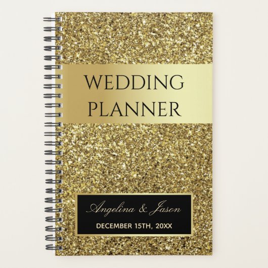 Glitter Gold Wedding Planner (Voorkant)