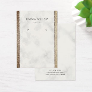 Glitter Gold White Marble