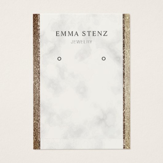 Glitter Gold White Marble (Devant)