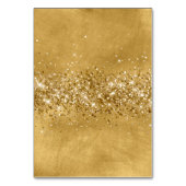 Glitter Golden Nom individuel Cartes de lieu (Dos)