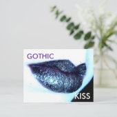 glitter, GOTHIC, KISS Briefkaart (Staand voorkant)