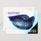 glitter, GOTHIC, KISS Briefkaart (Voorkant / Achterkant)