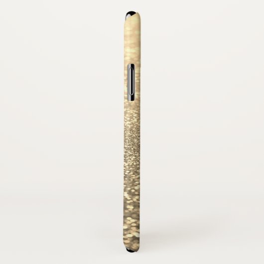 Glitter, goud, gepersonaliseerd, glanzend, glitter Case-Mate iPhone case (Achterkant / rechts)