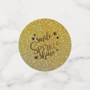 Glitter Goud Glimlach, Schitter, Fonkel Tafelconfe Confetti
