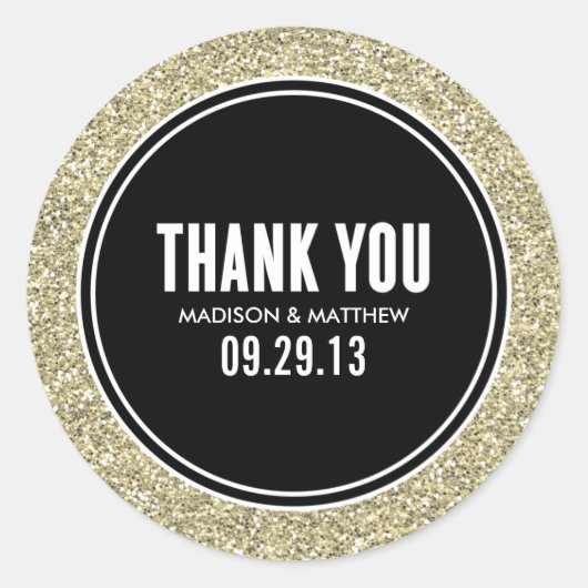 GLITTER & GOUD | WEDDING GUNSTIGER LABELS (Voorkant)