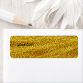 Glitter gouden etiket (Insitu)